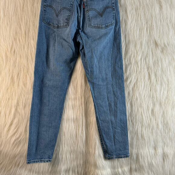 Levi's Women's Jeans Highrise Wedgie 90s Straight Leg Button Fly Blue Jeans 25 - Picture 6 of 12